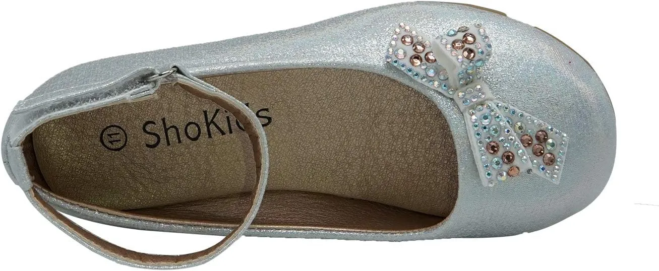 Toddler/Little Kid Girl's Ballet Flat Ankle Strap Shoes Party Dress Shoes