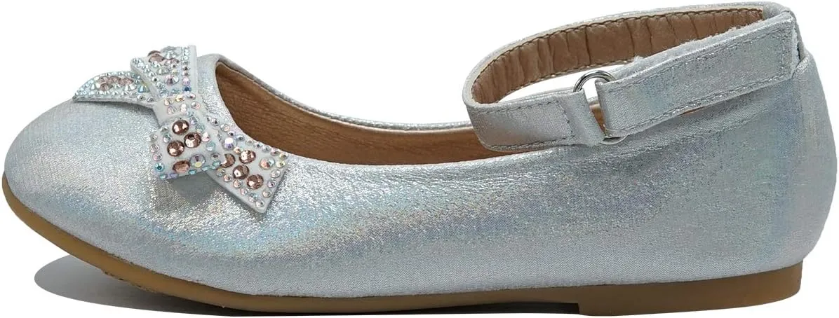 Toddler/Little Kid Girl's Ballet Flat Ankle Strap Shoes Party Dress Shoes