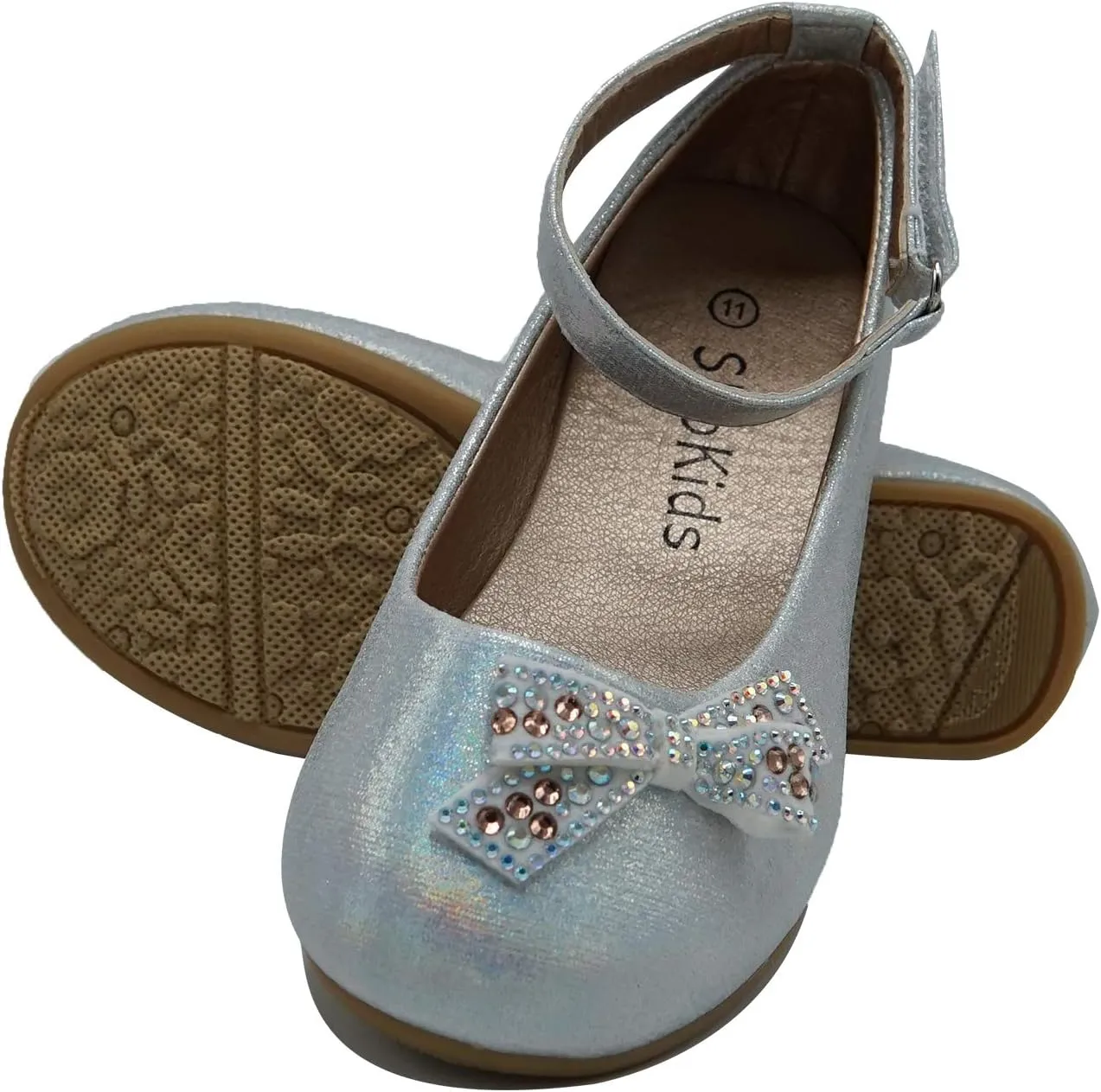 Toddler/Little Kid Girl's Ballet Flat Ankle Strap Shoes Party Dress Shoes