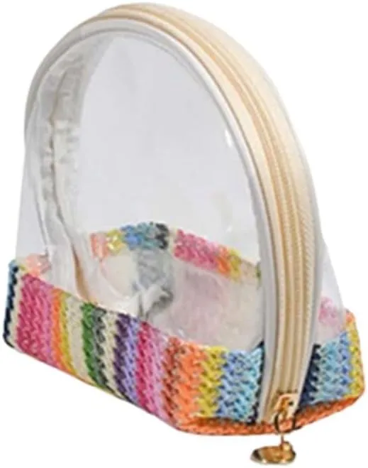 Toiletry Bag,Makeup Cosmetic Bag Organizer,Clear Travel Bags for Toiletries,PVC Clear Cosmetic Bags for Women Men,Carry on Bag Clear Toiletry Bags
