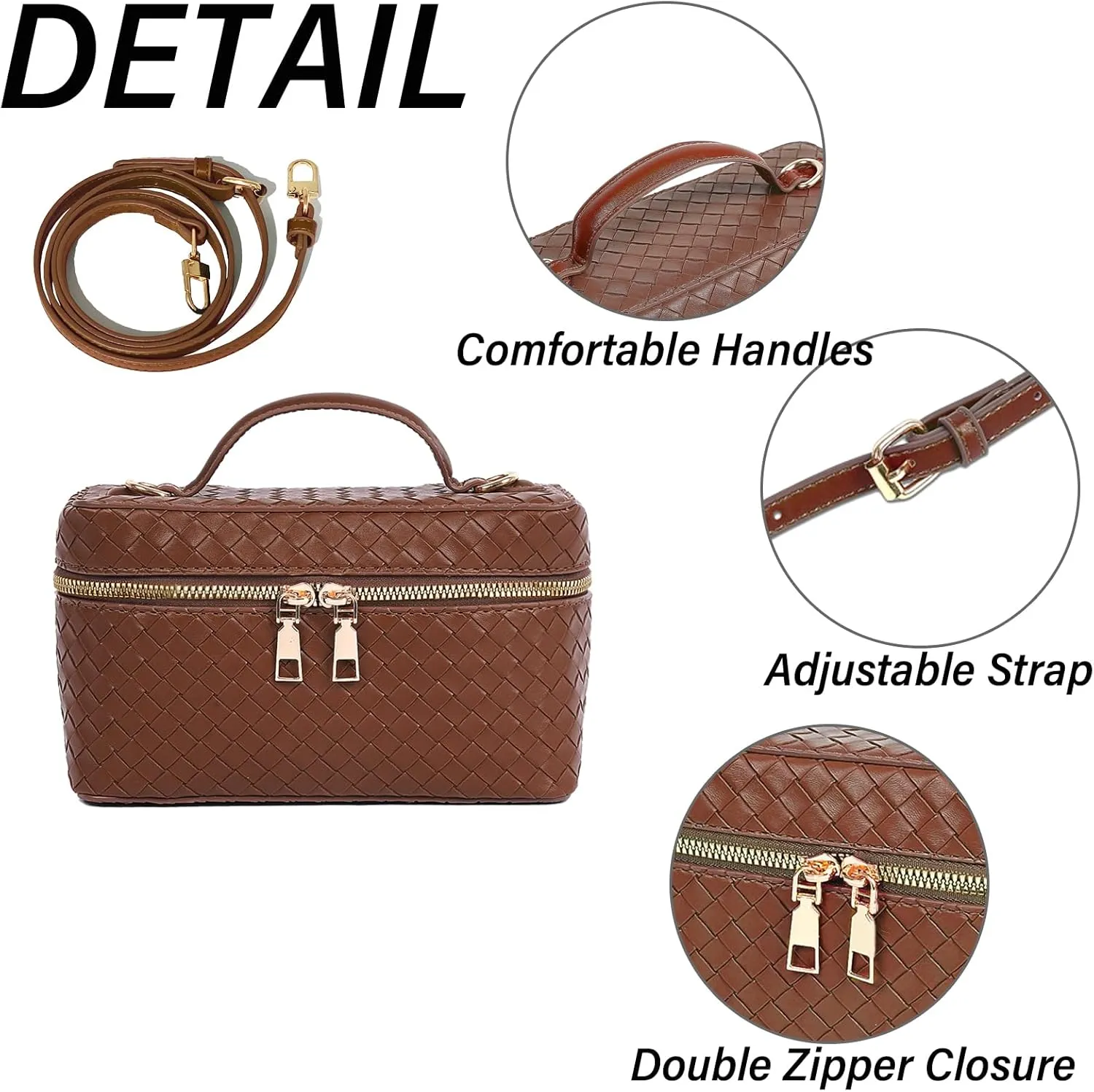 Trendy Shoulder Bags for Women Mini L19 Square Box Satchel Bag Cute PU Leather Crossbody Purse with Adjustable Strap