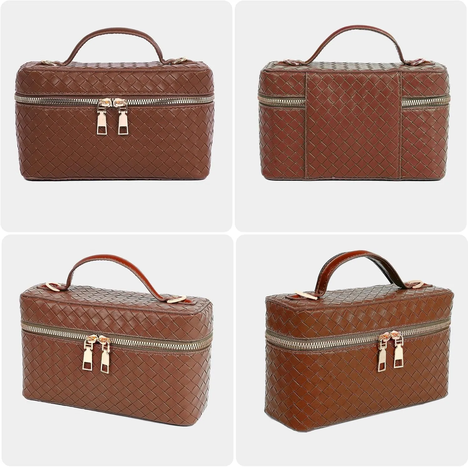 Trendy Shoulder Bags for Women Mini L19 Square Box Satchel Bag Cute PU Leather Crossbody Purse with Adjustable Strap