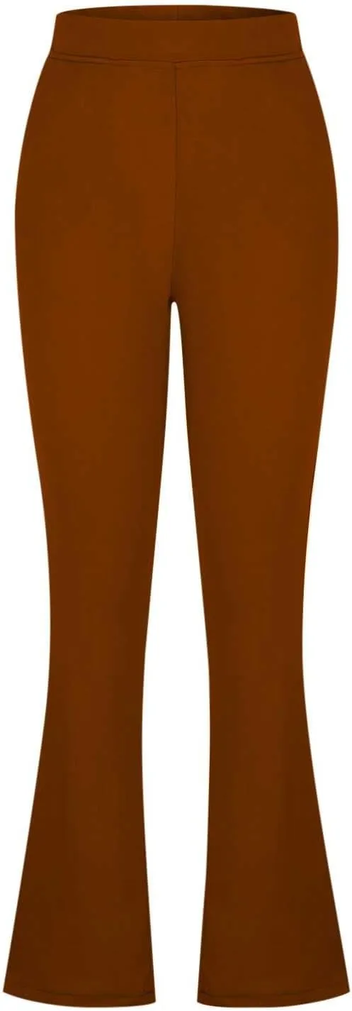Trousers Pants for Women Dressy Casual High Waist Petite Suit Pants Trendy Formal Business Work Yoga Long Pants with Pockets