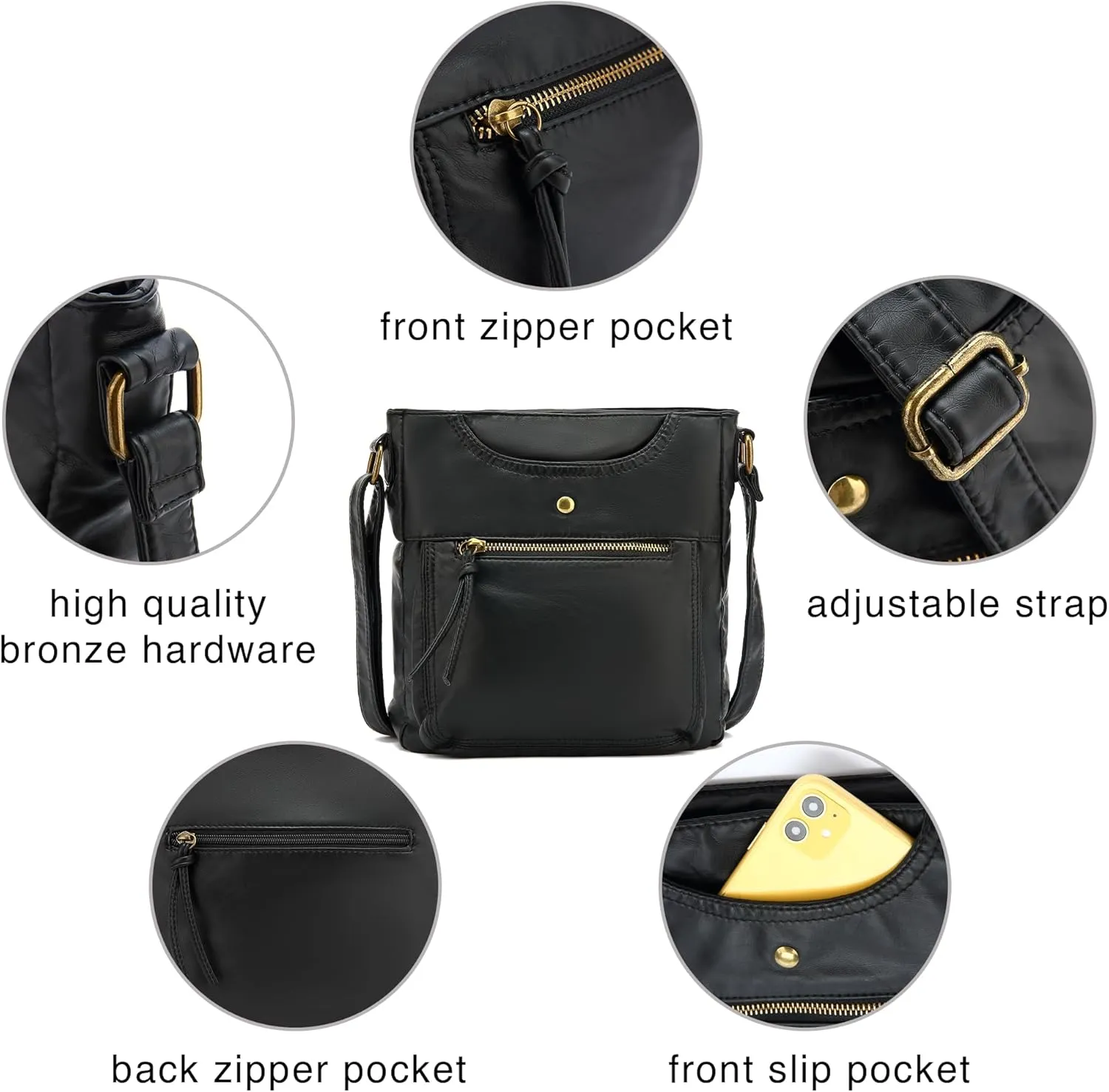 Ultra Soft Medium Crossbody, Shoulder Bag H1998