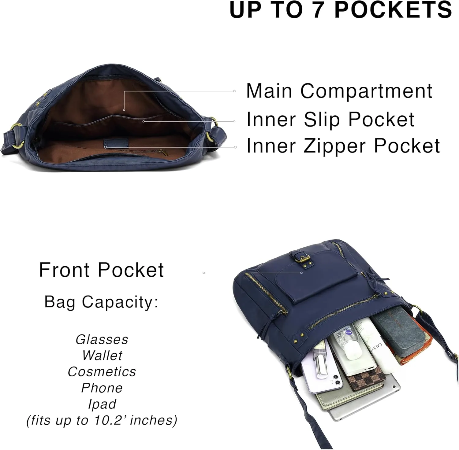 Ultra Soft Medium Crossbody, Shoulder Bag H1998