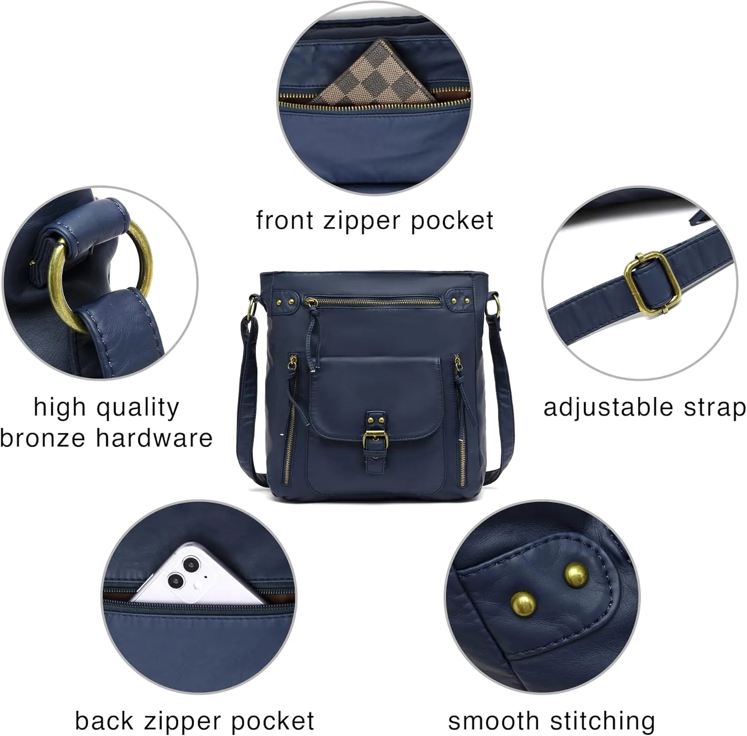 Ultra Soft Medium Crossbody, Shoulder Bag H1998