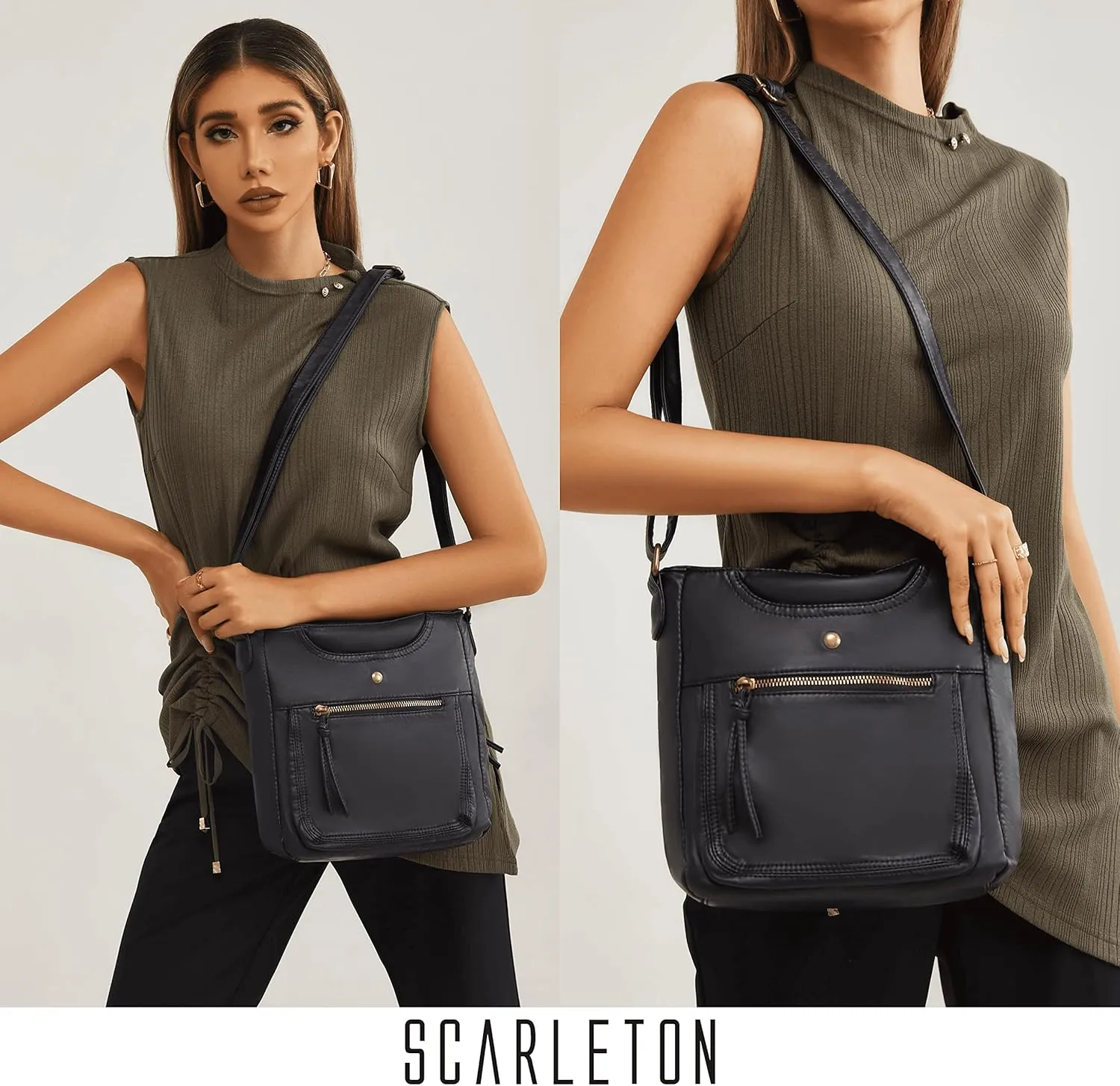 Ultra Soft Medium Crossbody, Shoulder Bag H1998