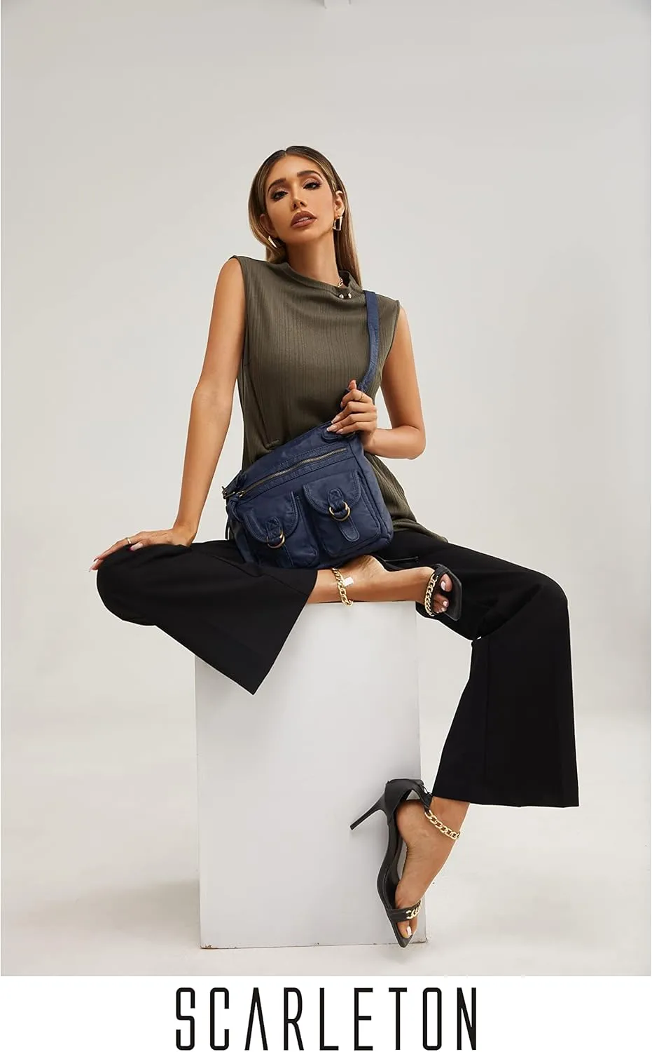 Ultra Soft Medium Crossbody, Shoulder Bag H1998