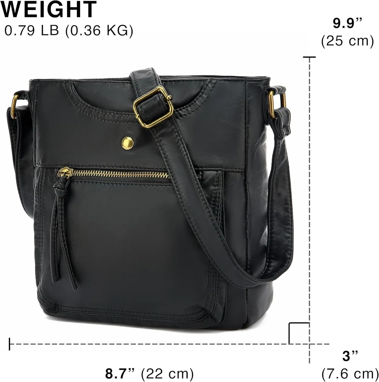 Ultra Soft Medium Crossbody, Shoulder Bag H1998