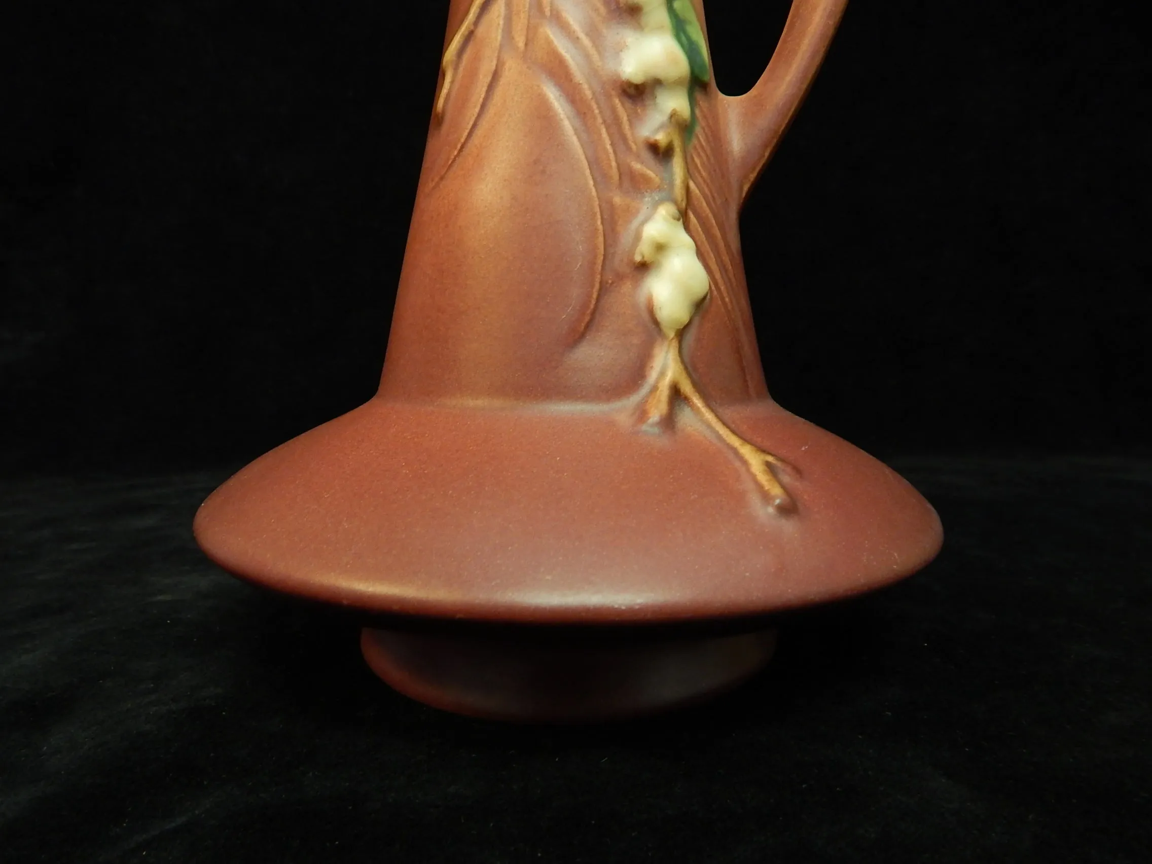 Unusual Roseville "Snowberry" Ewer - Very Good Condition as Noted