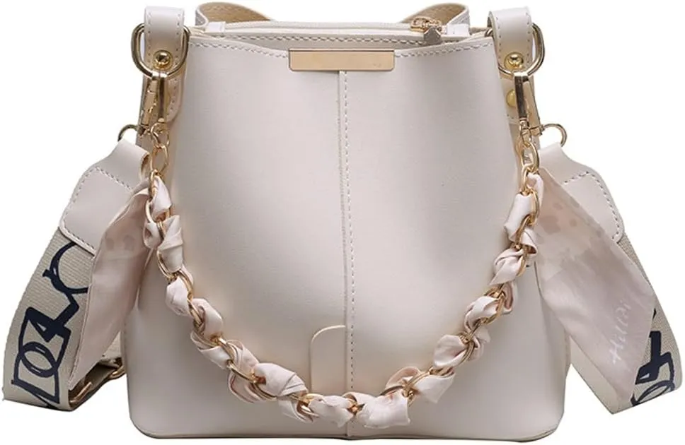 Ventilate Bucket Bags for Women Casual Cross Body Bags with Large Capacity Soft PU material Shoulder Bag for Daily