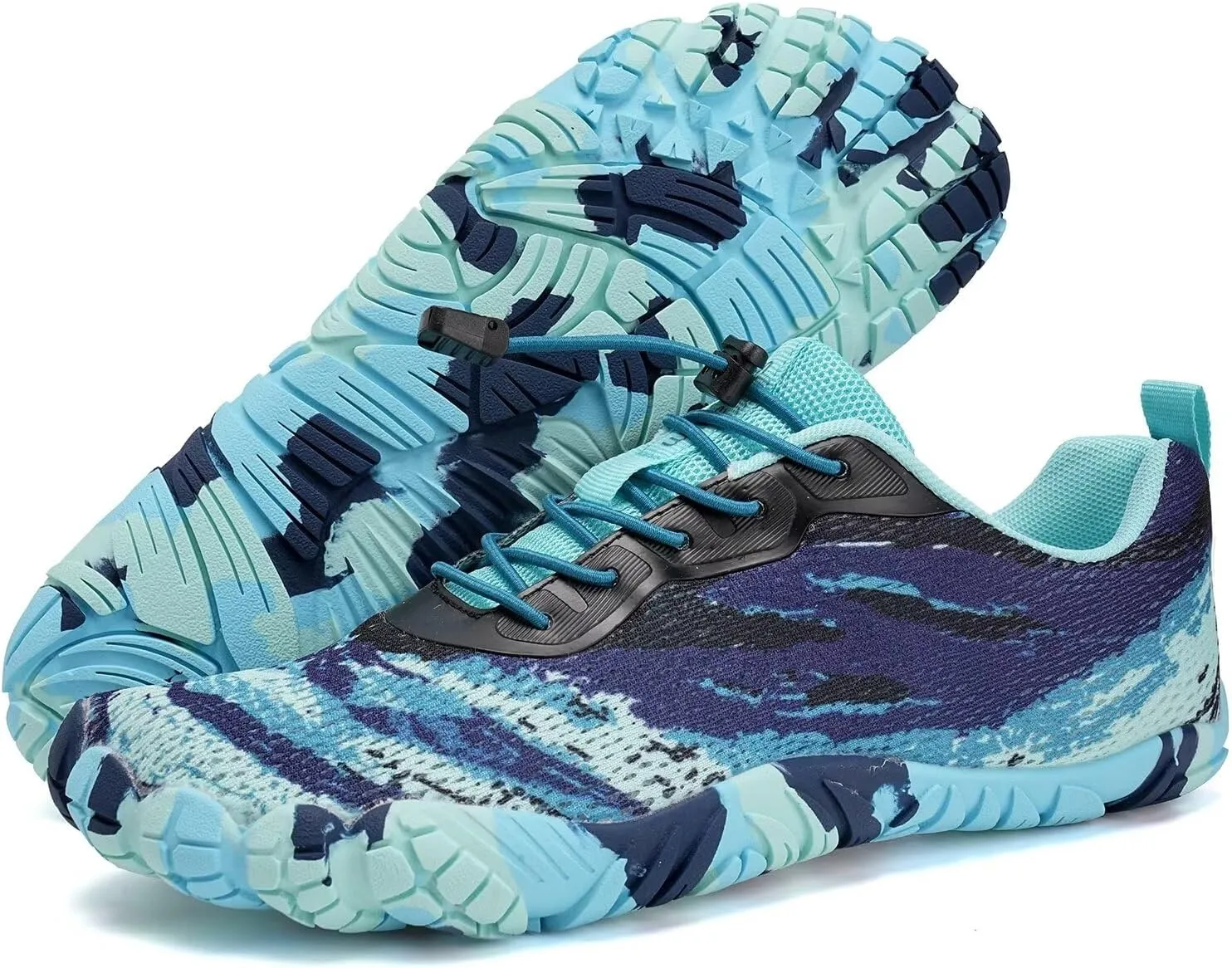 WateLves Barefoot Water Shoes Mens Womens Wide Toe Outdoor Athletic Shoes for Beach Swim Pool Hiking Surfing Walking Training