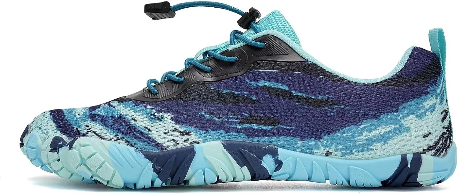 WateLves Barefoot Water Shoes Mens Womens Wide Toe Outdoor Athletic Shoes for Beach Swim Pool Hiking Surfing Walking Training