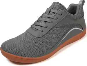 Wide Toe Box Shoes, Zero Drop Sole Lightweight Breathable Minimalist Neutral Walking Athletic Barefoot Sneakers