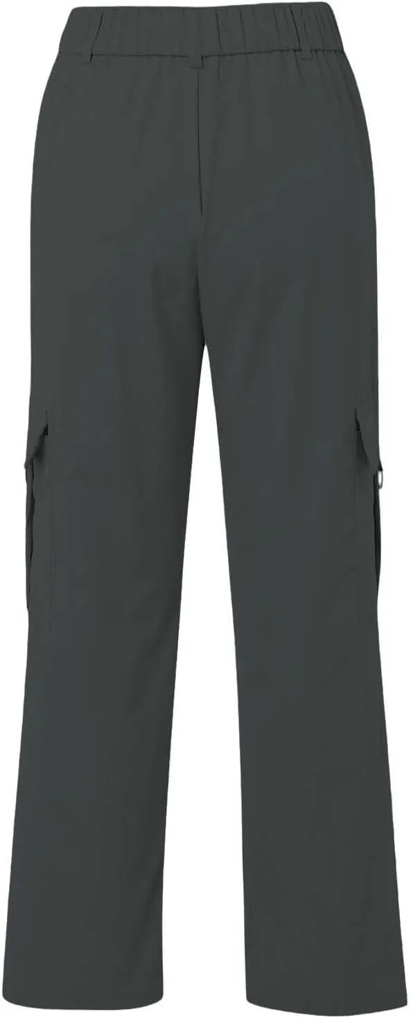 Women Cargo Pants High Waist Wide Leg Casual Baggy Work Pant Palazzo Lounge Tousers Going Out Outfits with Pockets