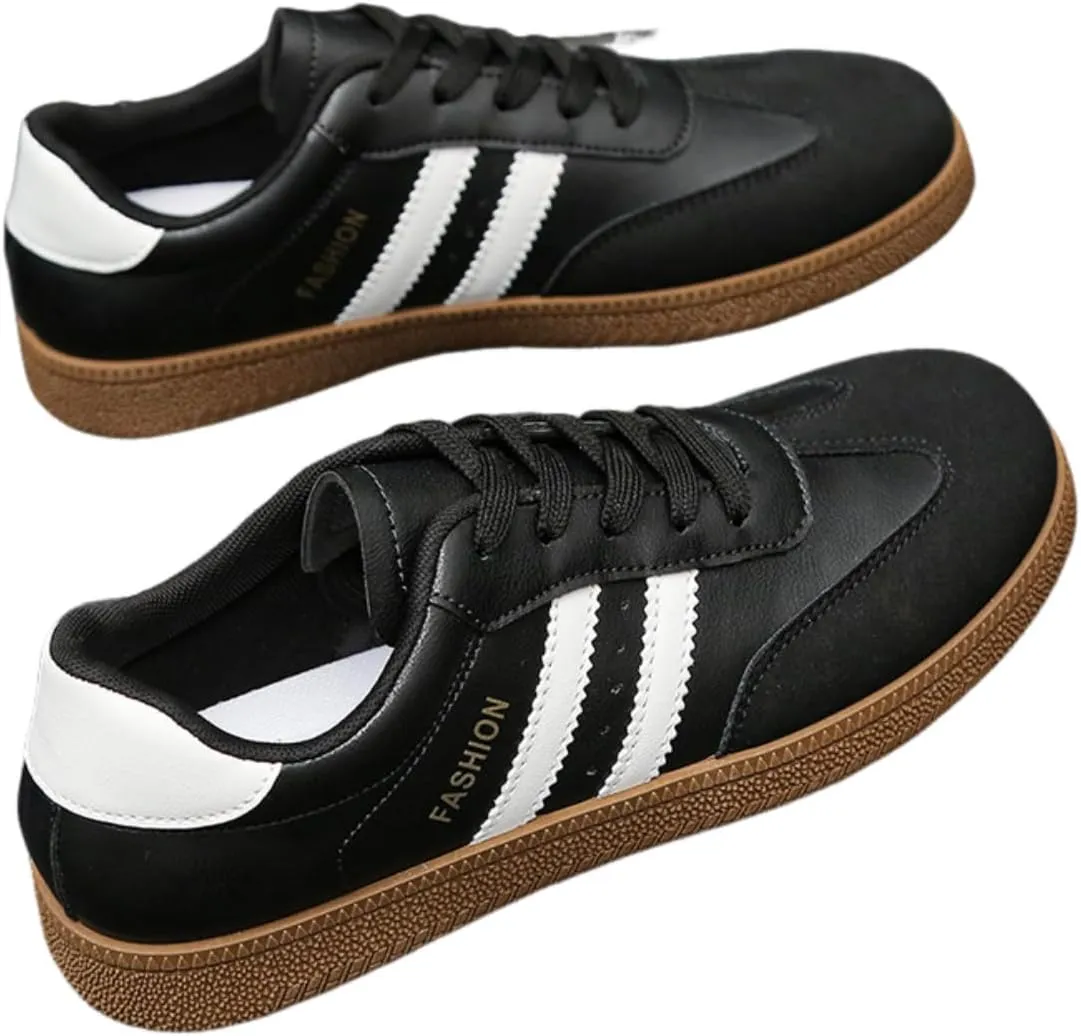 Women's Casual Lace-up Stylish Tennis Jogging Shoes Color Blocking Korean Style Platform Sneakers Trainers