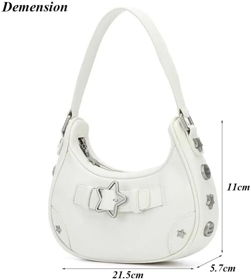 Women's Crossbody Bag Contrast Color Plaid Striped Saddle Shoulder Handbag Underarm Satchel Tote Clutch Purse Hobo Bag