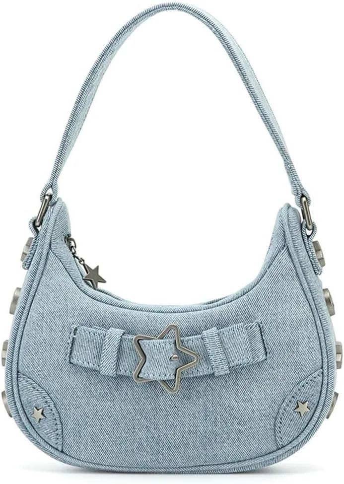 Women's Crossbody Bag Contrast Color Plaid Striped Saddle Shoulder Handbag Underarm Satchel Tote Clutch Purse Hobo Bag