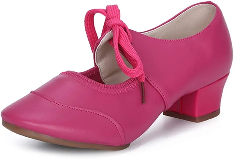 Women's Latin Dance Shoes Ballroom Dance Practice Performance Shoes Model 215