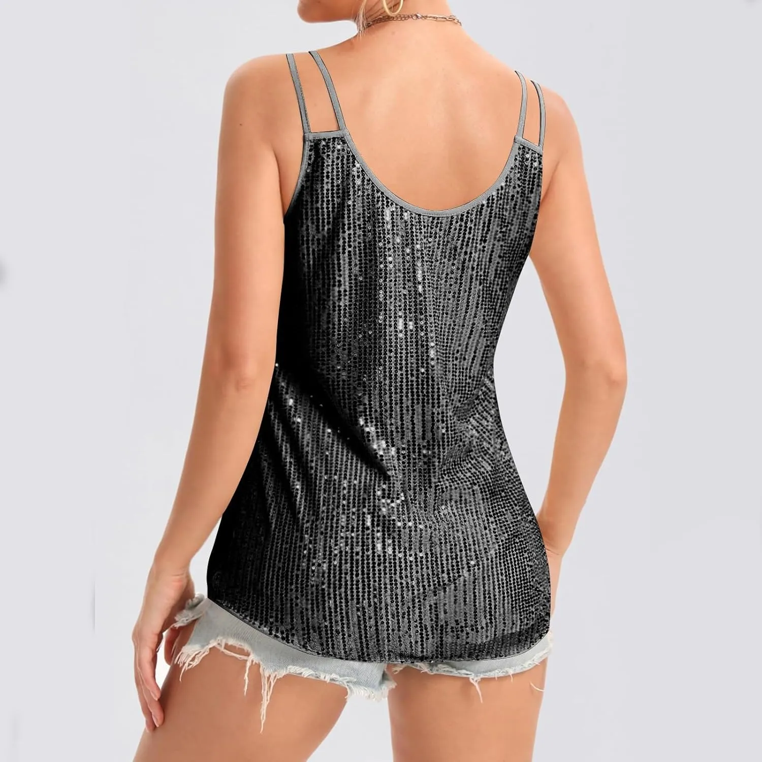Womens Summer Camisole Sleeveless Tank Tops Strap Tops Going Out Cami Tank Cotton Undershirts Women Blouse Cami Shirt