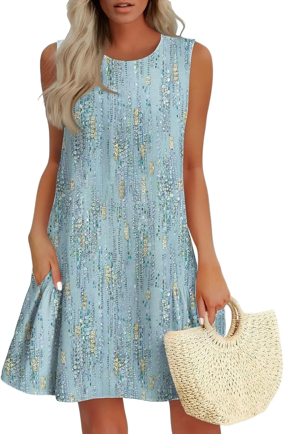 Womens Summer Dresses Casual Cap Sleeve Spring Ruffle Mini Sporty Sweatshirt Trendy Tshirt Dress