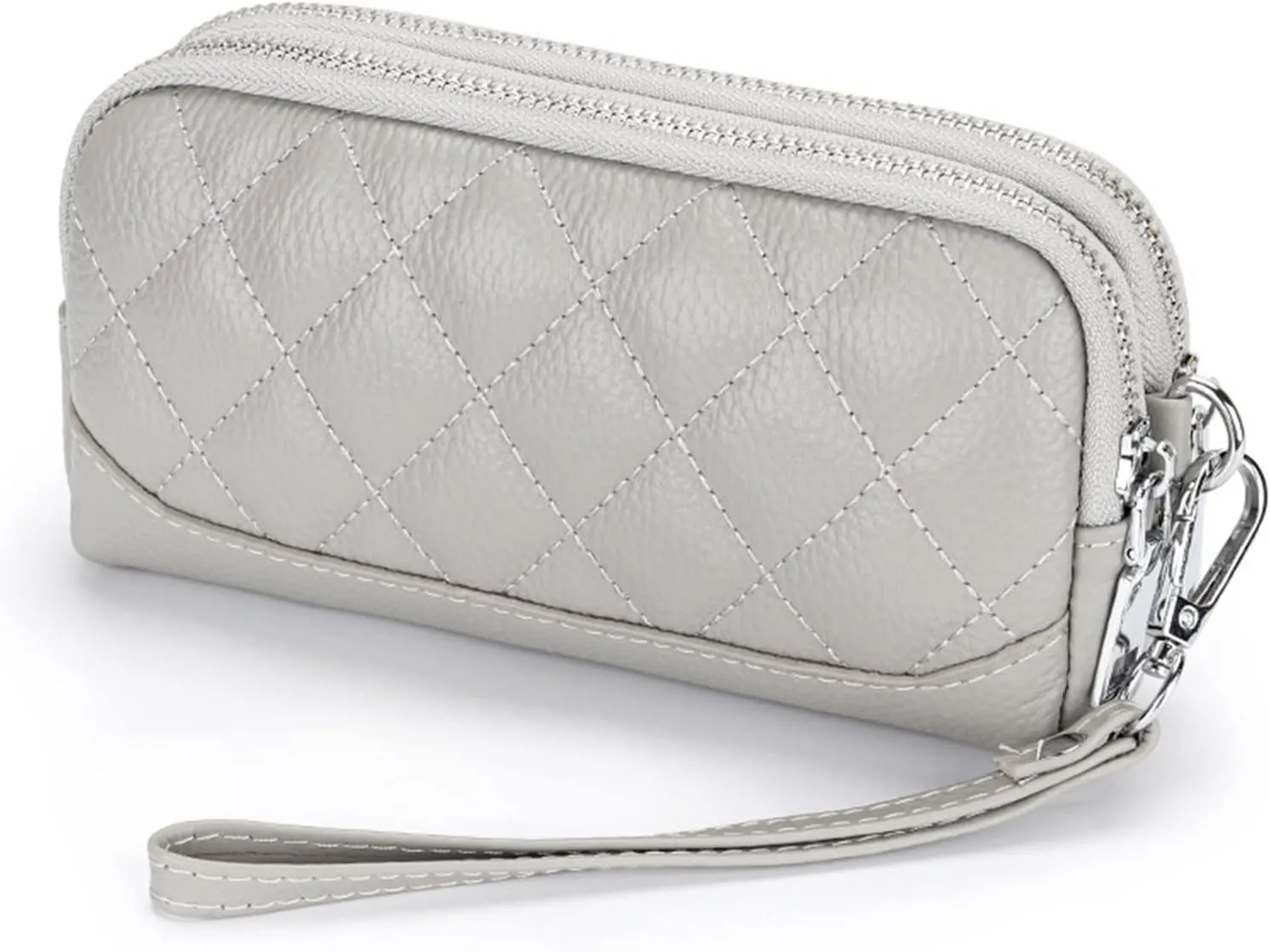 Women's Wristlet Clutch Ladies Clutch Bag Double Zip Clutch Bag for Women for Shopping, Holiday