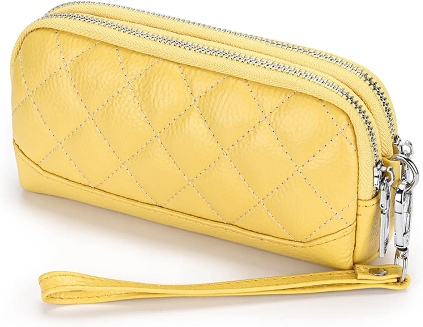 Women's Wristlet Clutch Ladies Clutch Bag Double Zip Clutch Bag for Women for Shopping, Holiday