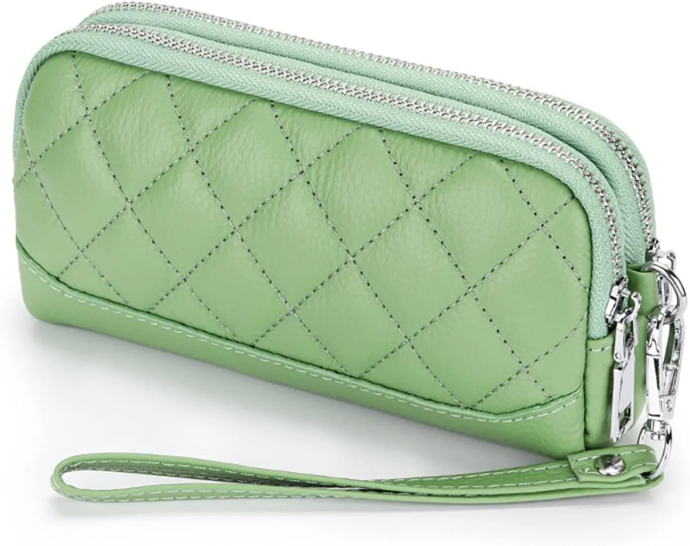 Women's Wristlet Clutch Ladies Clutch Bag Double Zip Clutch Bag for Women for Shopping, Holiday