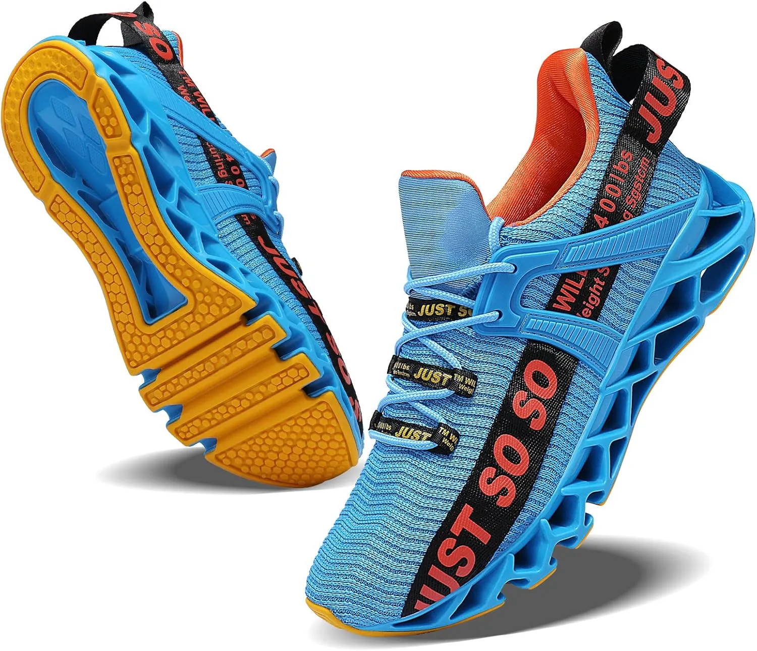 WONESION Mens Breathable Walking Tennis Running Shoes Blade Fashion Sneakers