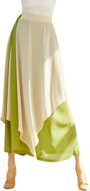 YOLAI Women Linen Palazzo Pants Flowy Boho Wide Leg High Waist Long Pants Casual Lounge Pant Trousers with Pockets