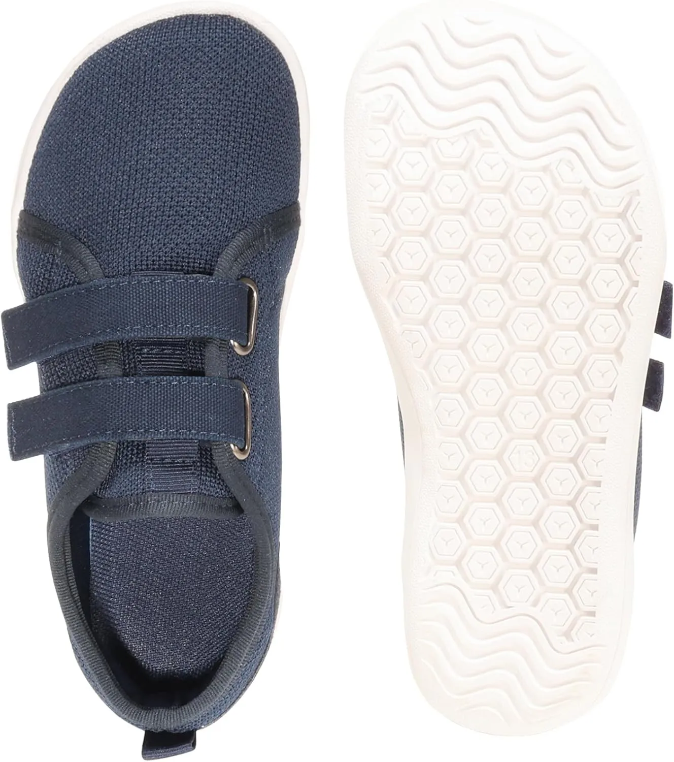 ZVC Wide Toe Box Kids/Toddler Barefoot Shoes Zero Drop Sole Sneakers Minimalist Footwear Little/Big Kids