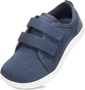 ZVC Wide Toe Box Kids/Toddler Barefoot Shoes Zero Drop Sole Sneakers Minimalist Footwear Little/Big Kids